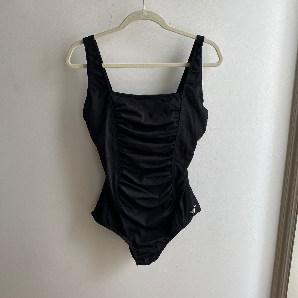 Speedo Swimsuit Black Size 12